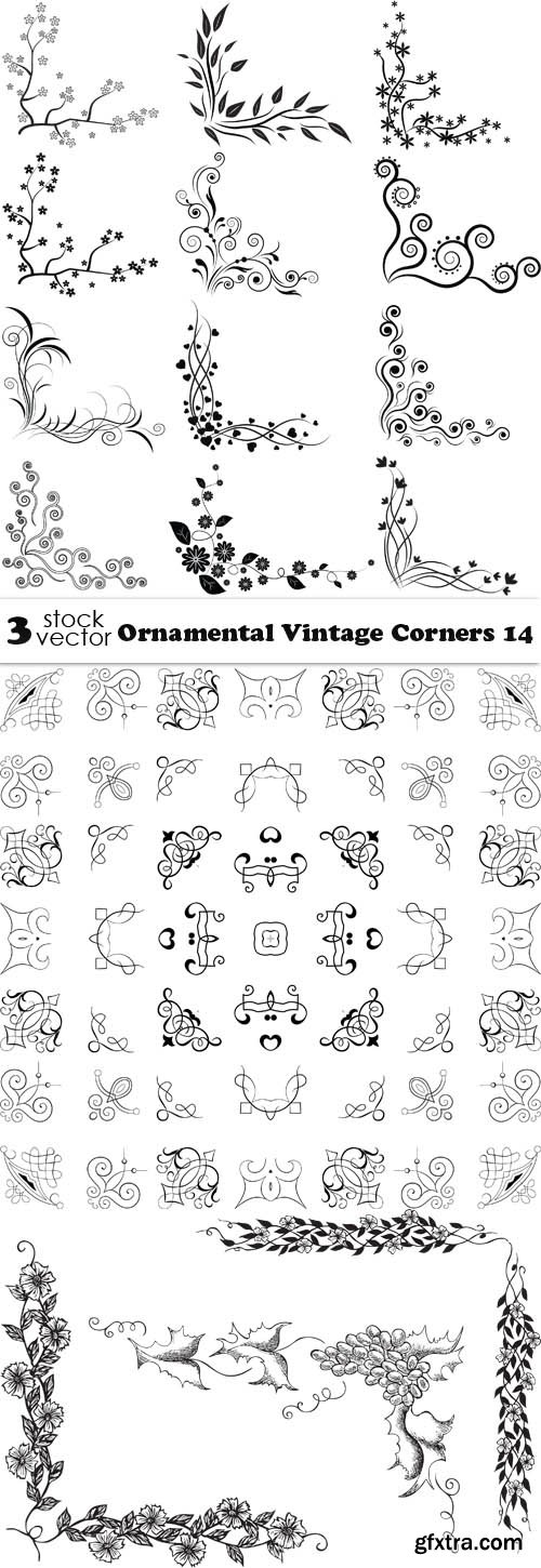 Vectors - Ornamental Vintage Corners 14