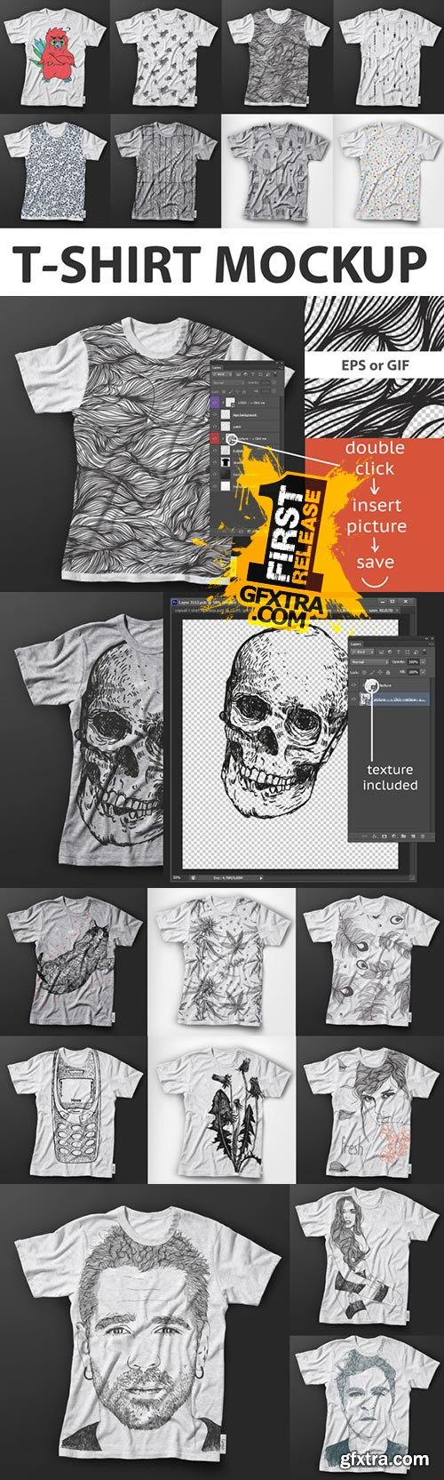 CM - T-shirt Mockup 240193