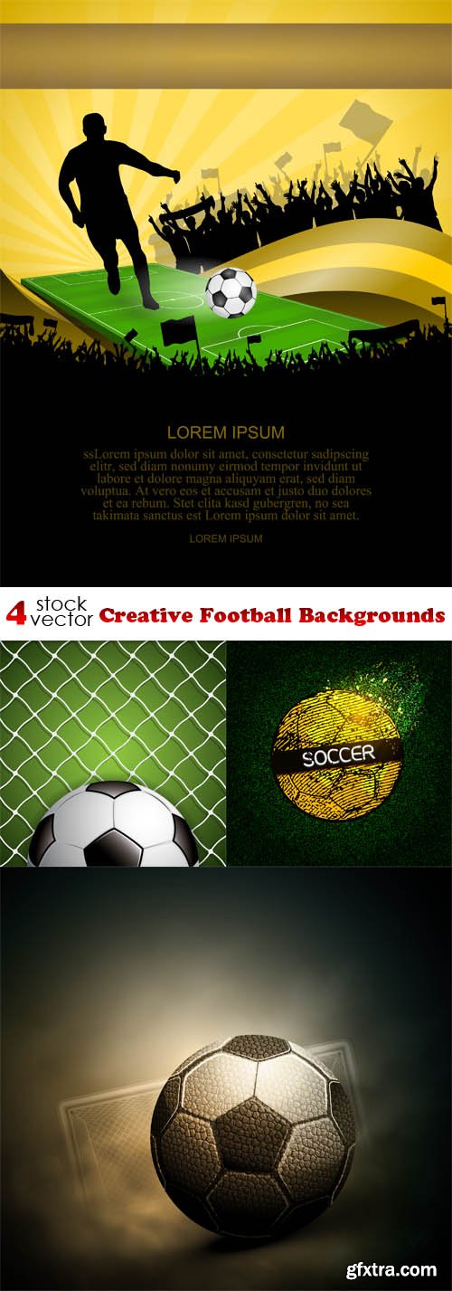 Vectors - Creative Football Backgrounds