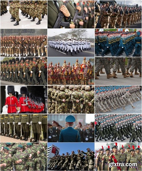 Collection of army parade Army commissioned the construction of a soldier 25 HQ Jpeg