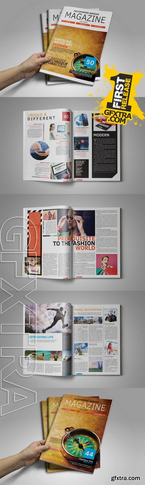 Stylish Magazine Template - CM 244994