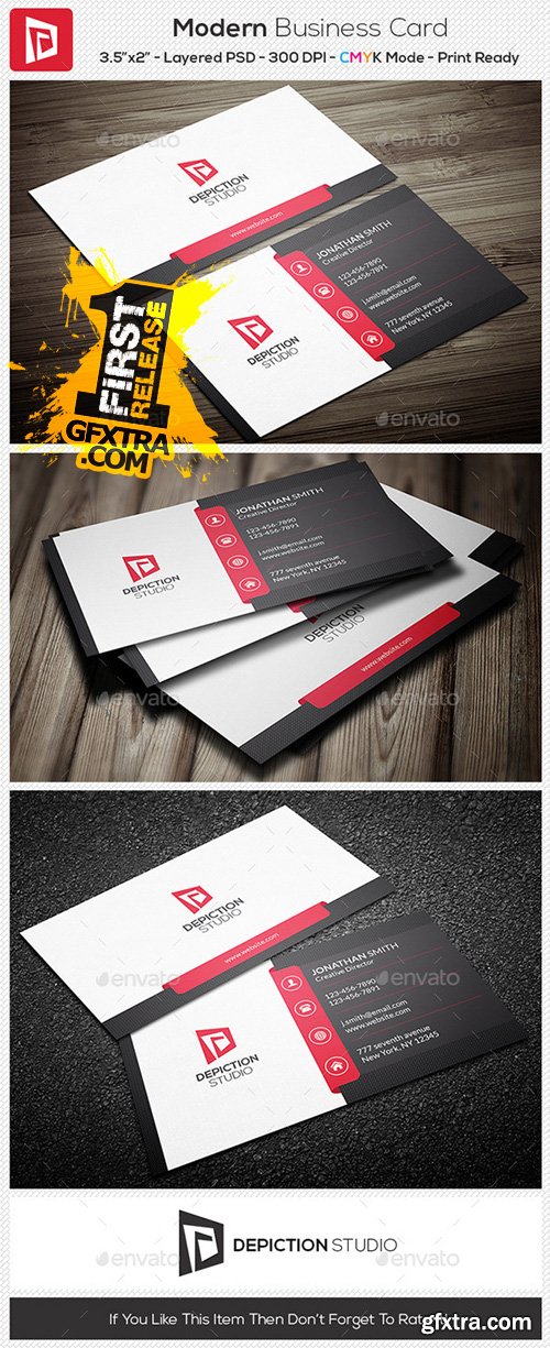 GraphicRiver - Modern Business Card 11006045