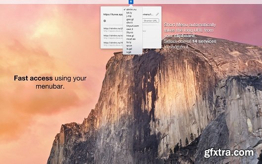 Short Menu 2.1 (Mac OS X)