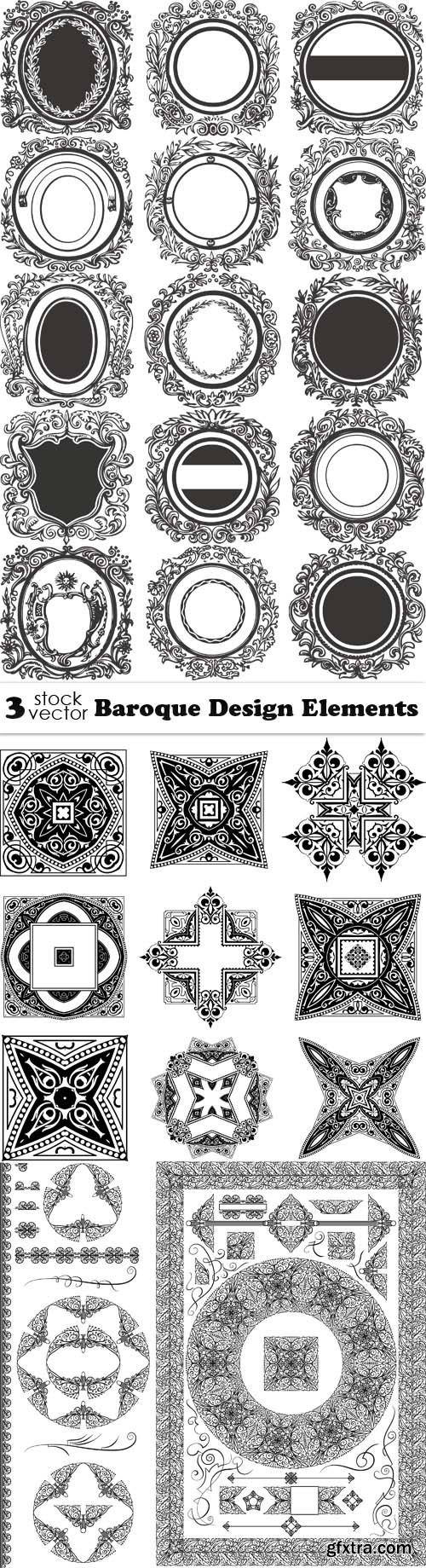 Vectors - Baroque Design Elements