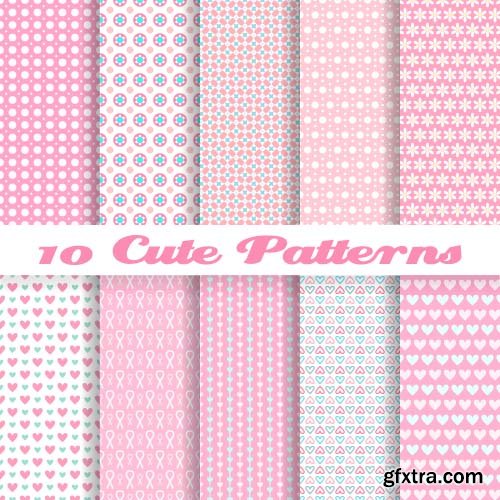 Collection of vector patterns 41x EPS