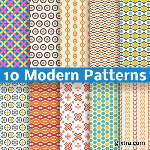 Collection of vector patterns 41x EPS