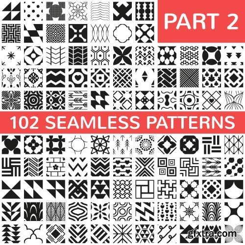 Collection of vector patterns 41x EPS