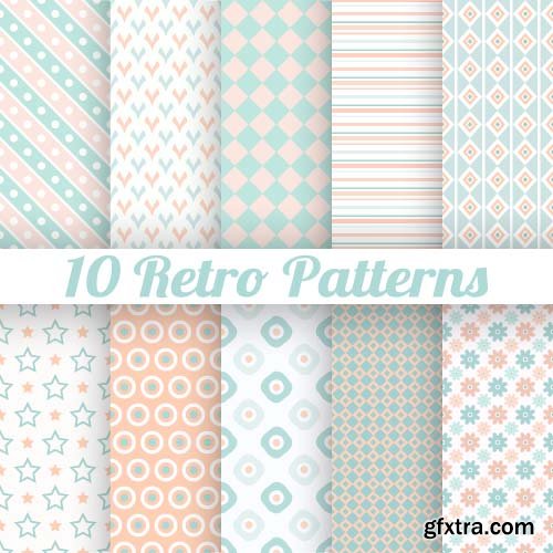 Collection of vector patterns 41x EPS