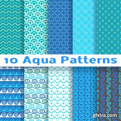 Collection of vector patterns 41x EPS