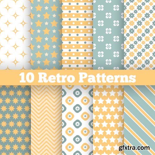 Collection of vector patterns 41x EPS