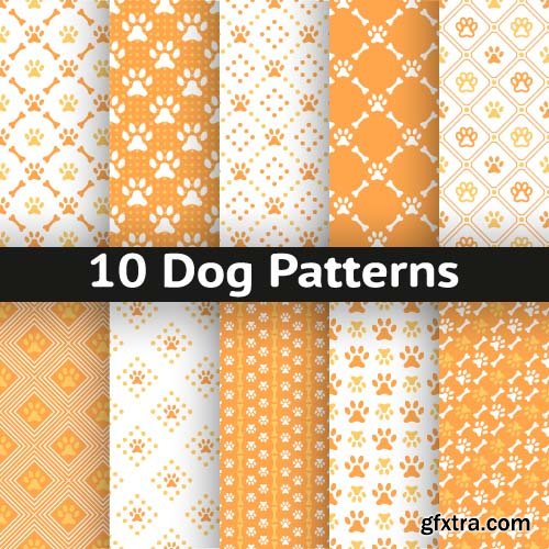 Collection of vector patterns 41x EPS