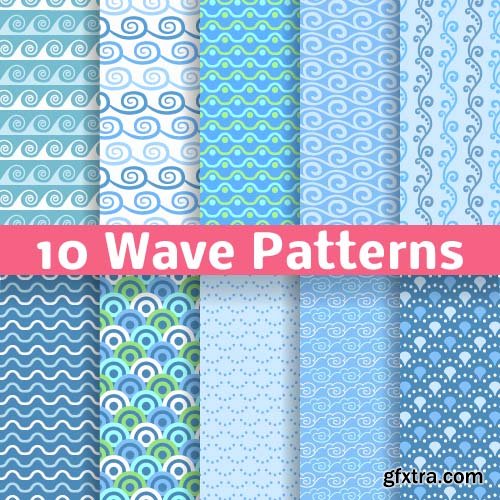 Collection of vector patterns 41x EPS