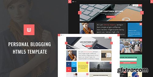 ThemeForest - WOW - Personal Blogger HTML5 Template - RIP