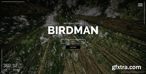 ThemeForest - Birdman || Responsive Coming Soon Page - RIP