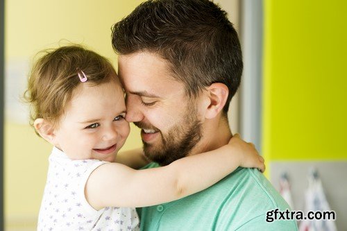 Dad and daughter