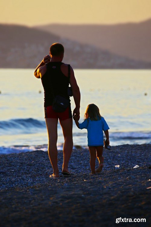 Dad and daughter