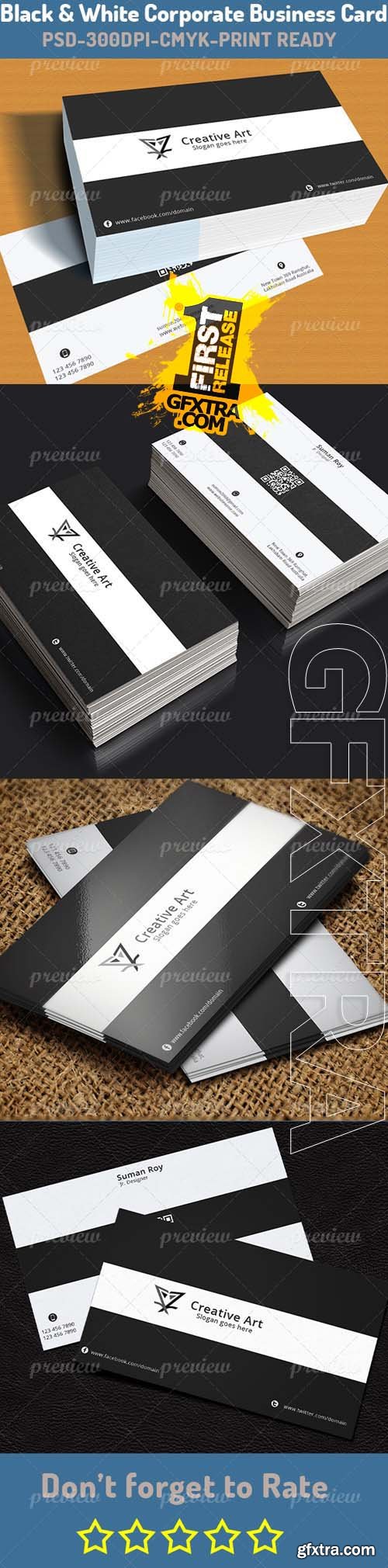 Black & White Business Card