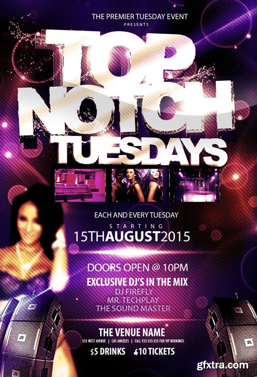 Top Notch Tuesday Flyer Template