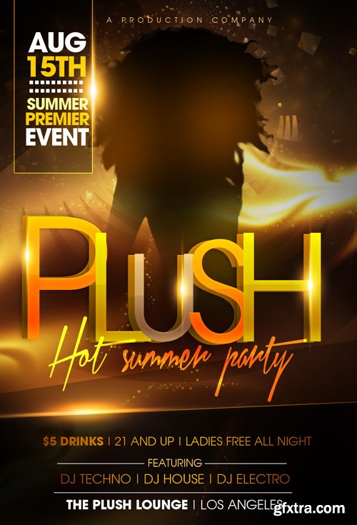 Plush Hot Summer Flyer Template