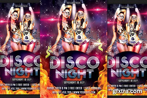 Disco Party Flyer