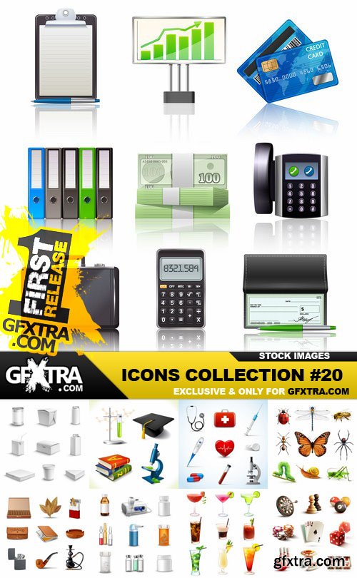 Icons Collection #20 - 25 Vector