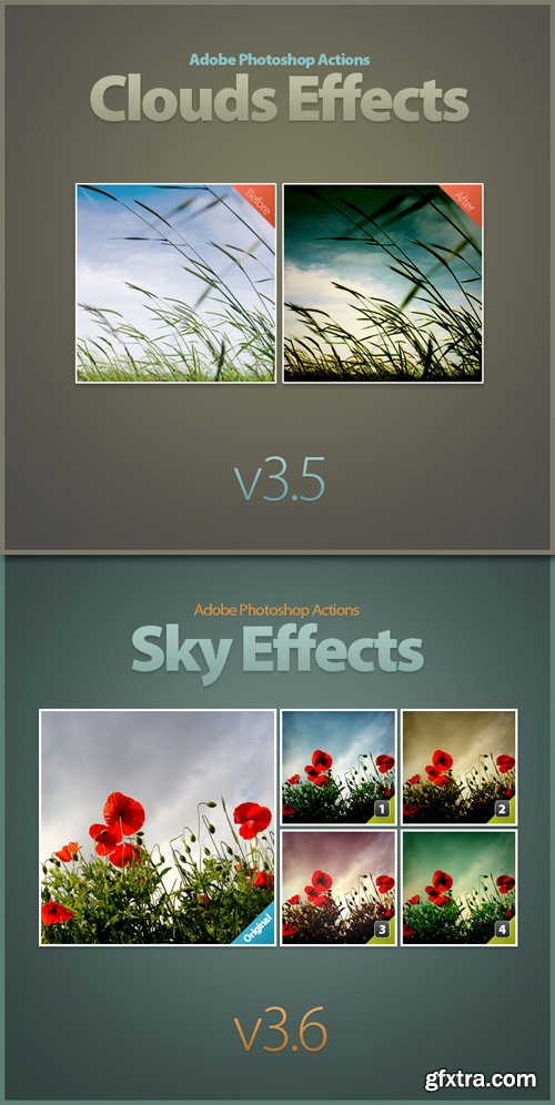 Photoshop Actions - Clouds & Sky Effects