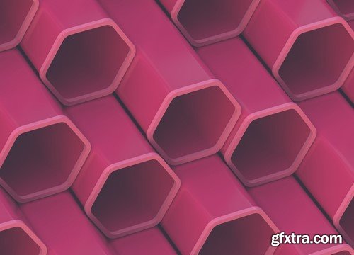 Hexes Backgrounds - 4x JPEG