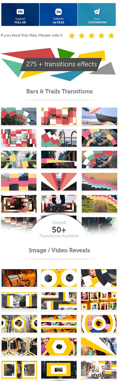 Videohive 275+ Transitions 11061197