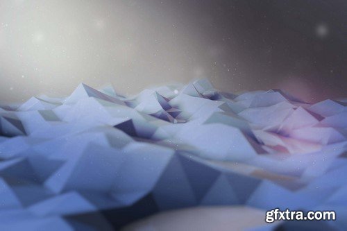 Low Poly Backgrounds - 9x PSD