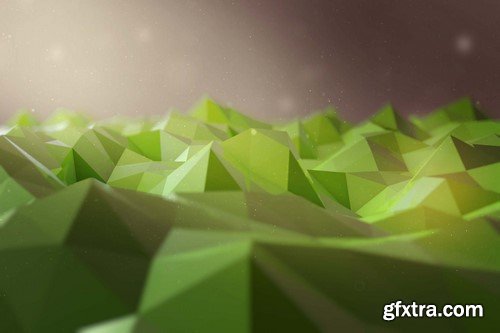 Low Poly Backgrounds - 9x PSD