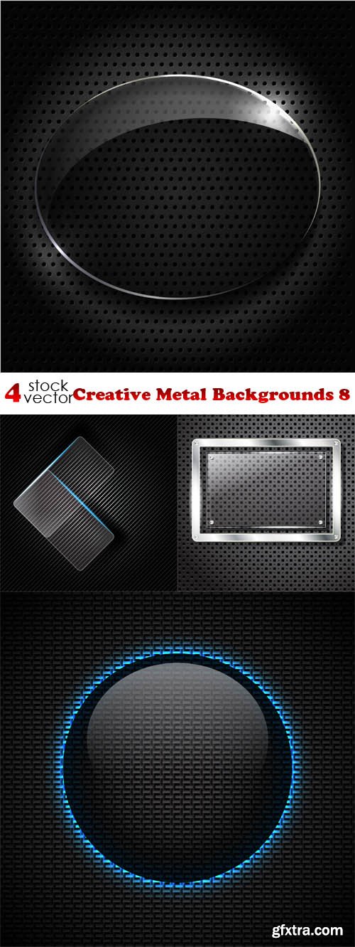 Vectors - Creative Metal Backgrounds 8