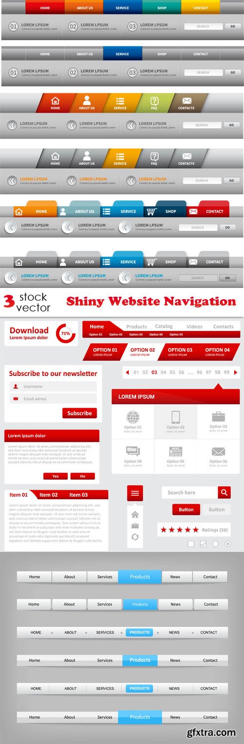 Vectors - Shiny Website Navigation