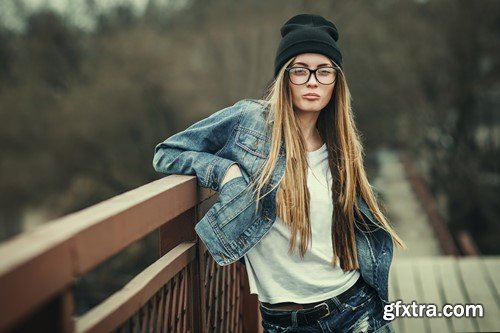 Hipster girl grunge style 11x JPEG