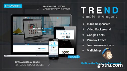 ThemeForest - TREND - Multi-Purpose HTML Template - RIP