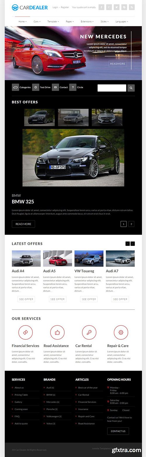 Joomla-Monster - JM Car Dealer v1.00 - Template for Joomla 3.x