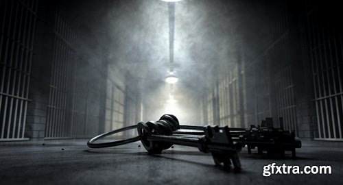 Jail and prisoners behind bars - 25 HQ Jpg