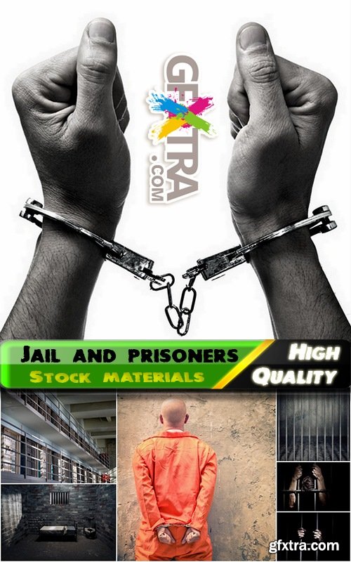 Jail and prisoners behind bars - 25 HQ Jpg