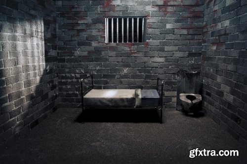 Jail and prisoners behind bars - 25 HQ Jpg