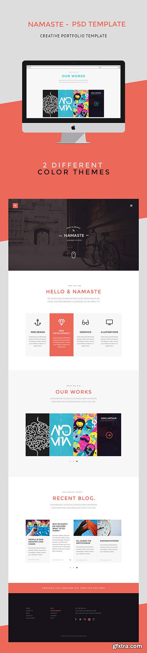 PSD Web Template - Namaste