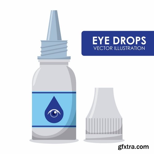 Collection of vector image bottle and vial tube of cream various capacities 25 Eps