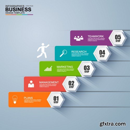 Stock Vectors - Business Infographic 9, 25xEPS