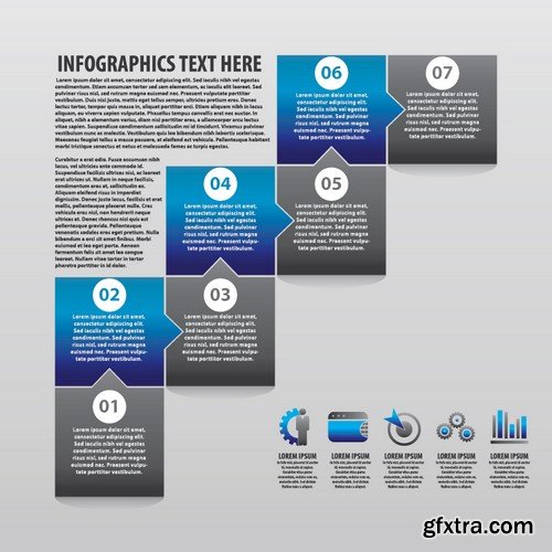 Stock Vectors - Business Infographic 9, 25xEPS