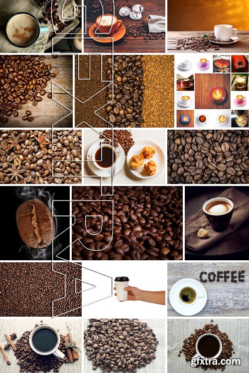 Stock Photos - Coffee 9, 25xJPG