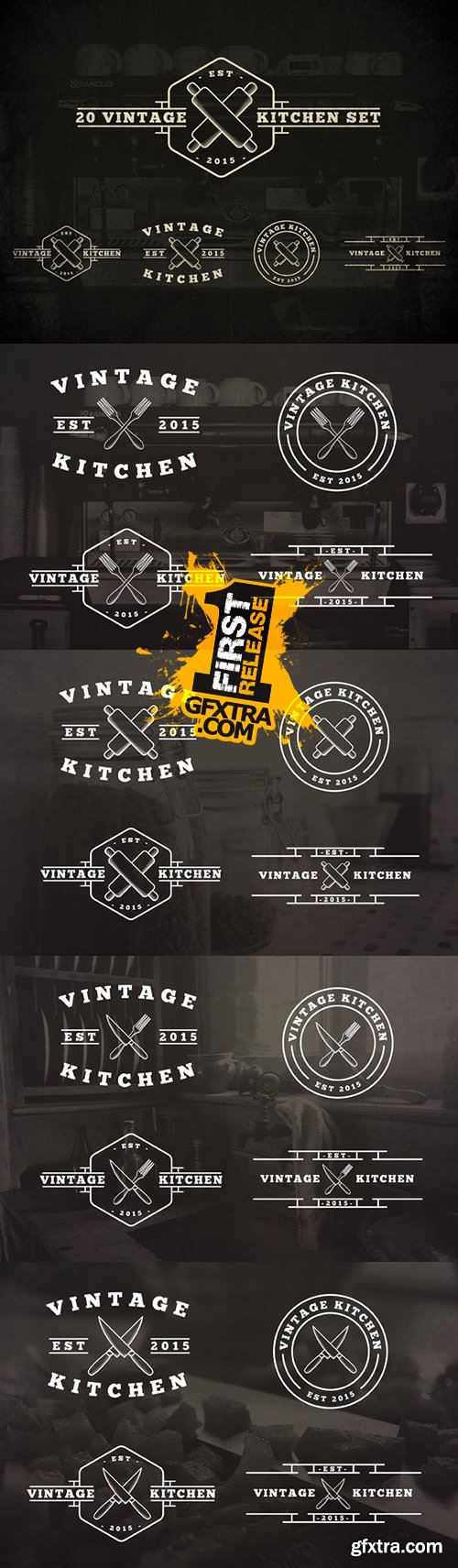 CM - 20 Vintage Kitchen Logos 251049