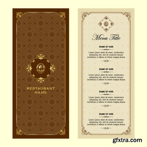 Stock Vectors - Menu Mix 14, 25xEPS