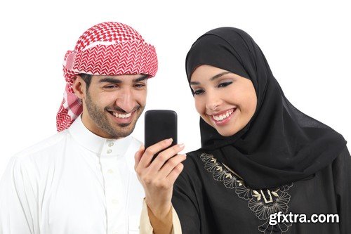 Stock Photos - Muslim girls, 25xJPG