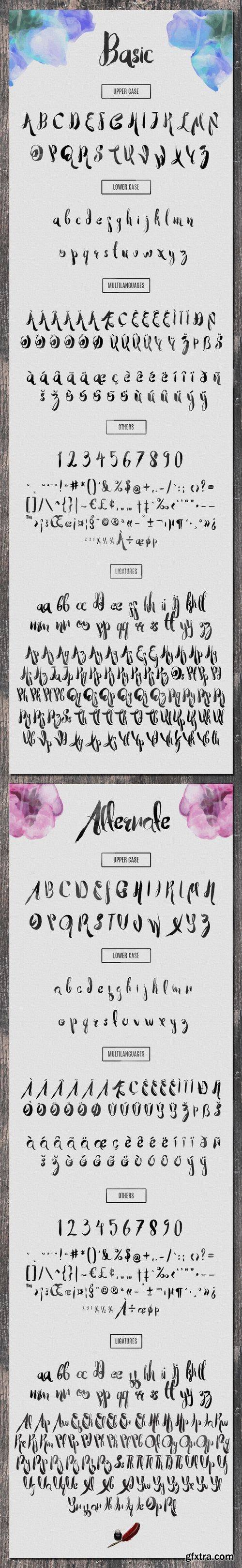 Verone Typeface - CM 251621