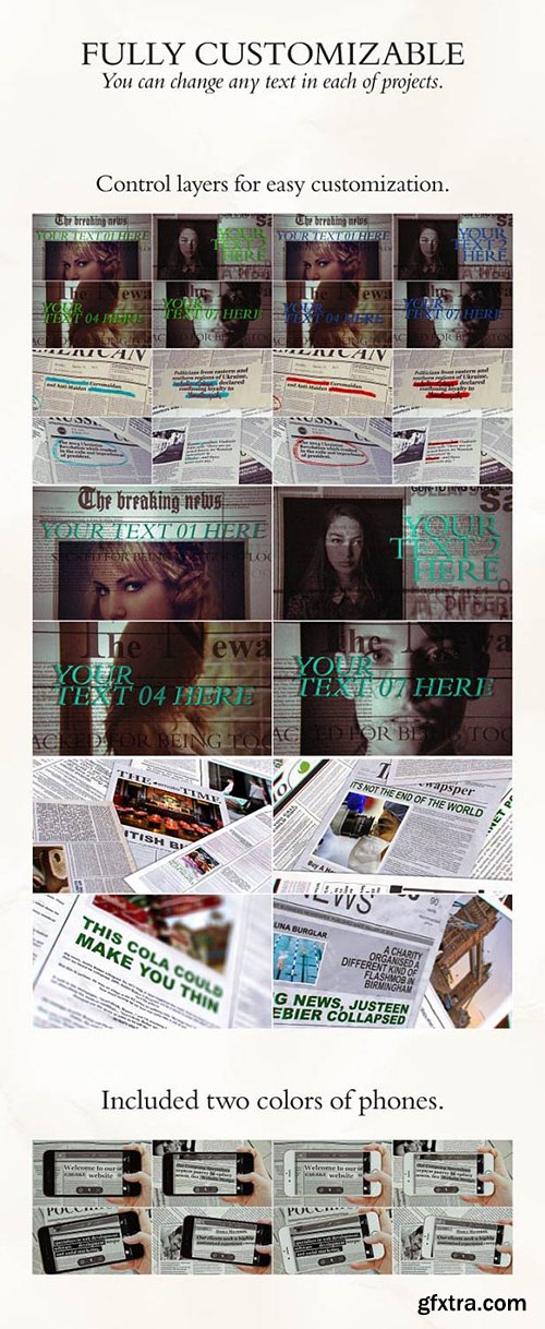 Videohive Newspapers Package 11033351