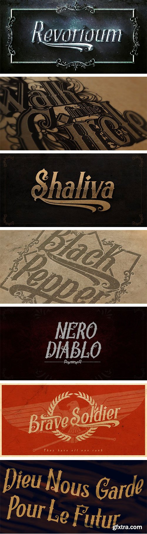 Revorioum - Antique Medieval Headline Font OTF $46