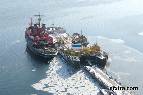 Collection icebreaker Arctic ice drift icebreaker ship for ice iceberg north 25 HQ Jpeg